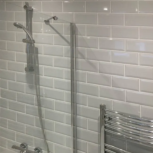 Metro Elephant & Castle Gloss Grey Metro Wall Tiles