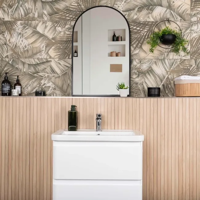 Nature's Way Wood Slat Decor Ceramic Wall Tiles