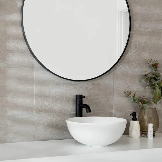 Genoa Grey Matt Concrete Effect Wall and Floor Tiles