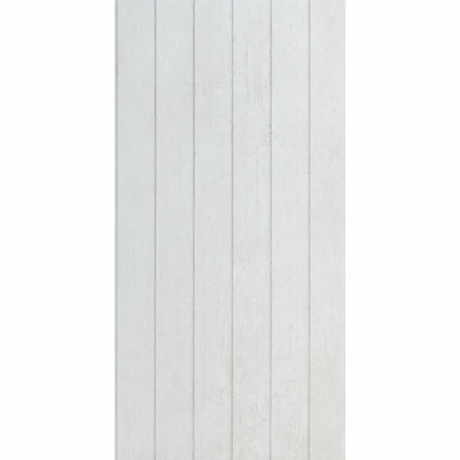 Genoa White Matt Decor Concrete Effect Wall Tiles