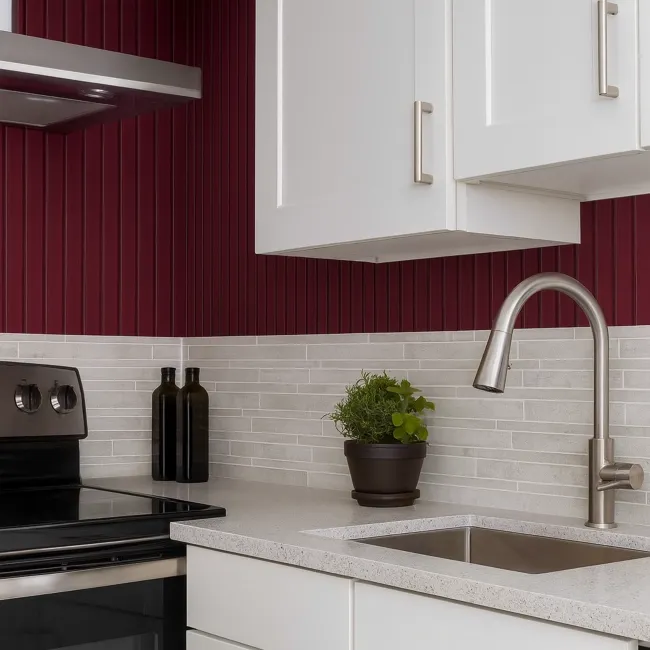 Crossover Mosaic White Tile 300x600