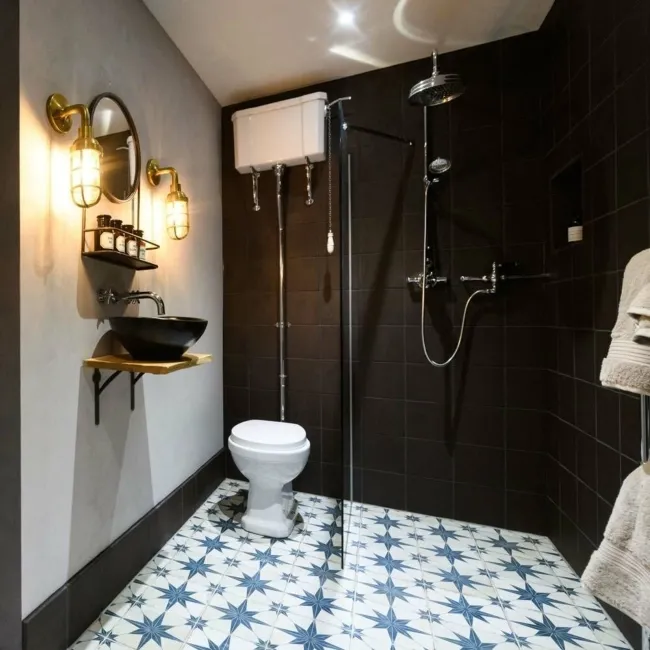 Scintilla Sapphire Star Pattern Tiles