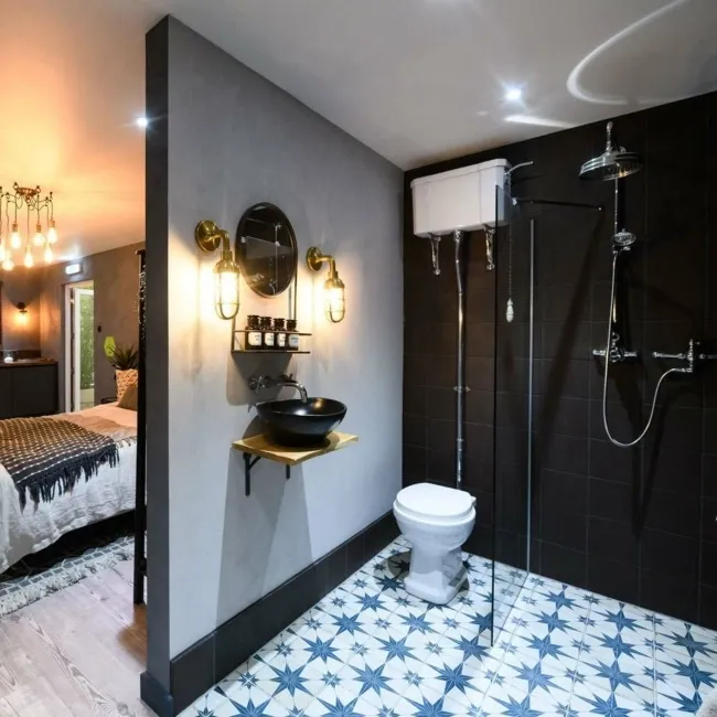 Scintilla Sapphire Star Pattern Tiles