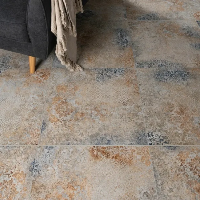 Tapestry Multicolour Matt Vintage Patterned Wall and Floor Tiles