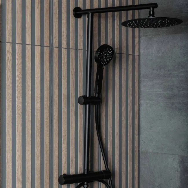 Timber Wood Slat Walnut Ceramic Wall Tiles