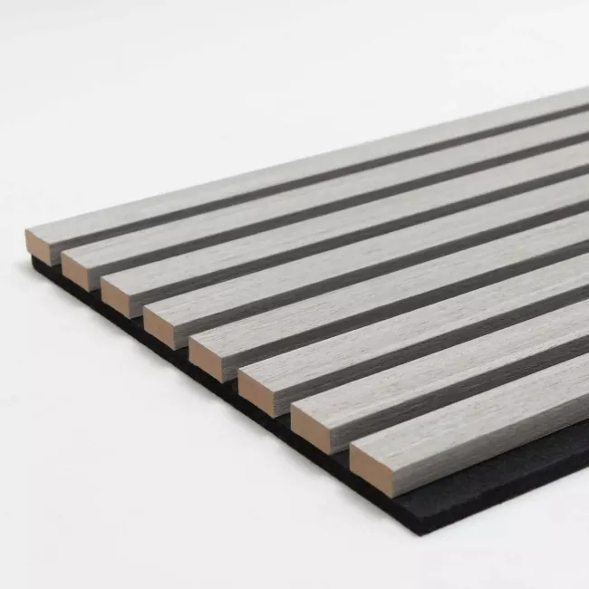 Trepanel XL® 3m Ash Grey Acoustic Wood Standard Slat Panels