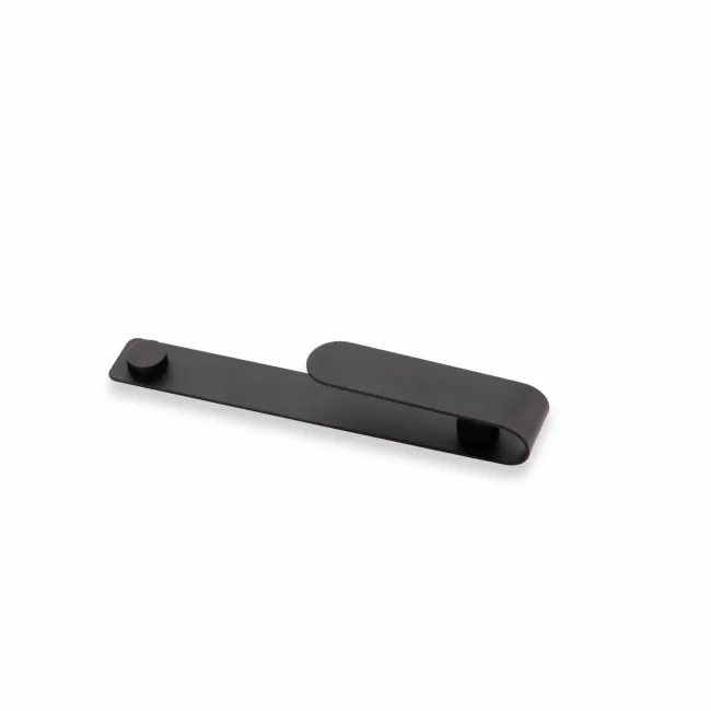 Trepanel Customise® Black Horizontal Metal Hook with Black Screw