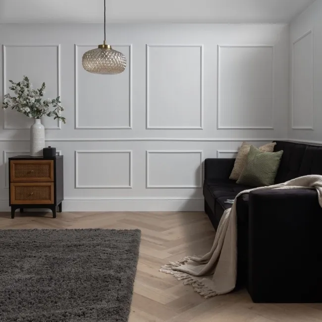 Trepanel Style® Paintable Astragal Moulded PS Wall Beading/Dado