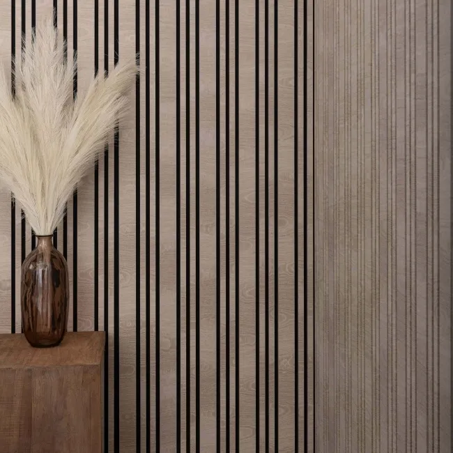 Trepanel Design® Beech Multi-Width Acoustic Wood Wall Panels