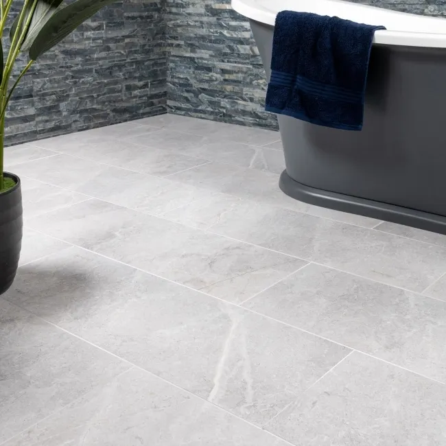 Valentina Imperial Light Grey Marble Effect Wall and Floor Tiles