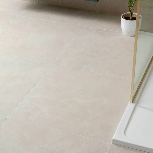 Vesta Cream Matt Travertine Effect Wall and Floor Tiles
