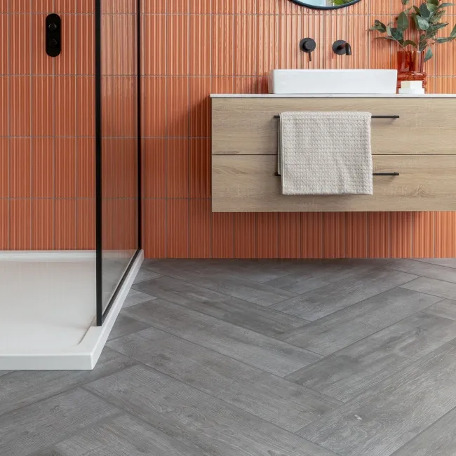 Willow Grey Matt Wood Effect Wall and Floor Tiles