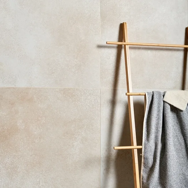 Yuri® Sand Beige 90% Recycled Stone Effect Tiles