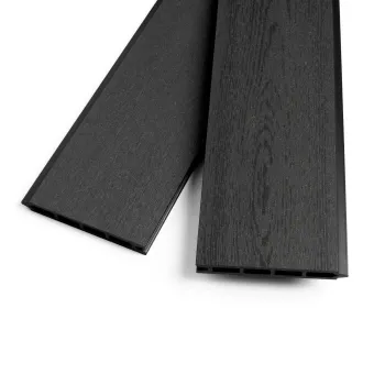 LuxeLine Composite Classic Fence Slats 180cm - Black (Pack of 2)