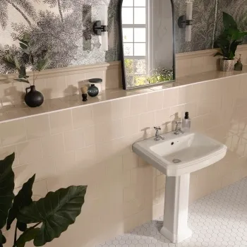 Pick 'n' Mix Macaron Cream Gloss Plain Wall Tiles