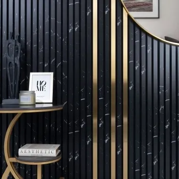 Trepanel® Stainless Steel Brass Decorative Acoustic Slat Cover