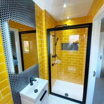 Victorian Yellow Gloss Mango  Metro Wall Tiles