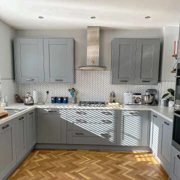 Pixel White Herringbone Matt 22x73 Mosaic Tiles