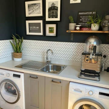 Pixel White Herringbone Matt 22x73 Mosaic Tiles