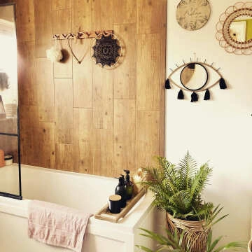 Rustic Oak Wood Effect Ceramic Floor Tiles