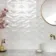 Ambience White Matt Wavy Marble Effect Wall Tiles
