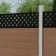 LuxeLine Composite Fence Panel Teak - Lattice Decorative Screen for Own Post