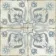Helix Indigo Blue Matt Patterned Wall and Floor Tiles