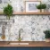 Lucy Blue Floral Gloss Patterned Porcelain Wall Tiles