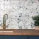 Lucy Blue Floral Gloss Patterned Porcelain Wall Tiles