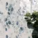 Lucy Blue Floral Gloss Patterned Porcelain Wall Tiles