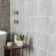Meraki White Gloss Kitt-Kat Mosaic Effect Wall Tiles