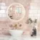 Passion Onyx Blush Pink Marble Effect Wall Tiles