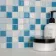 Pixel Sea Light Blue Blend Mosaic 25x25 Wall and Floor Tiles