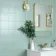 Rico Green Matt Flat Square Wall Tiles 150x150