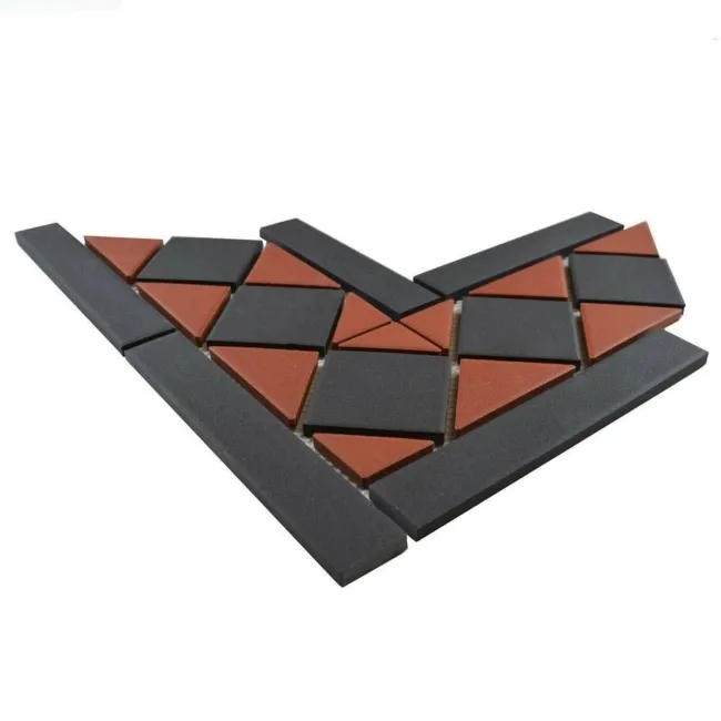 Churchill Crimson & Midnight Corner Tiles