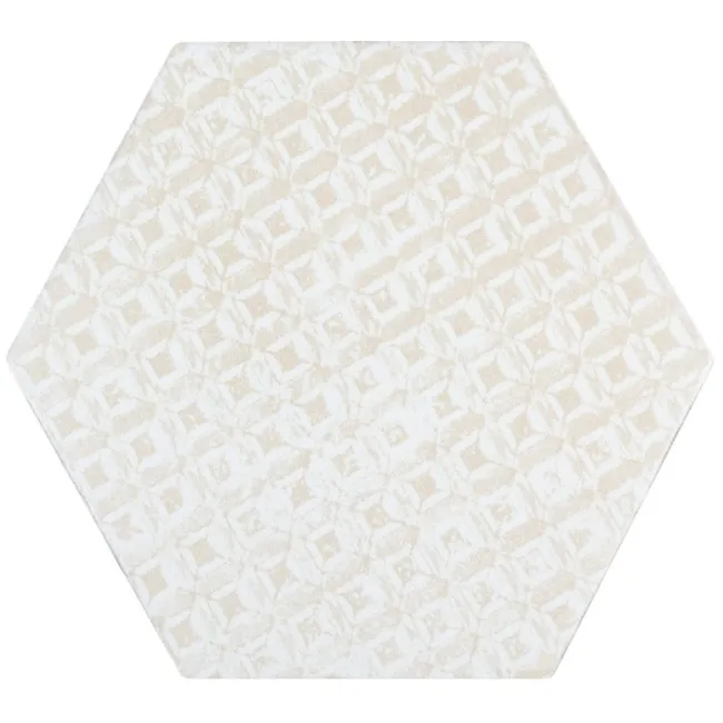 Souk Cream Patchwork Hexagon Tiles