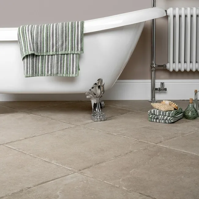 Witton Noce Beige Matt Stone Effect Wall And Floor Tiles