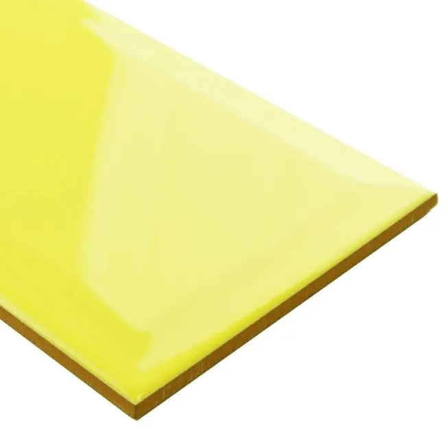 Aldgate Ceramic Gloss Yellow Metro Tiles