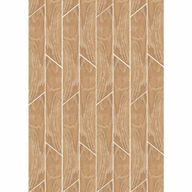 Bonsai Chevron Hazel Wood Effect Porcelain Floor Tiles