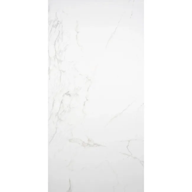 Cappella White Polished Marble Effect 1200x600 Wall and Floor Tiles
