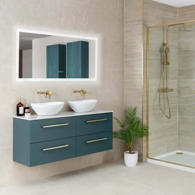 Vesta Beige Fluted Matt Travertine Effect Wall Tiles