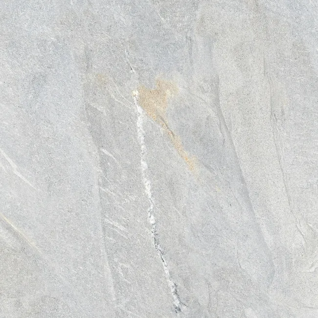 Devoke Light Grey Matt Stone Effect Wall and Floor Tiles 597x597