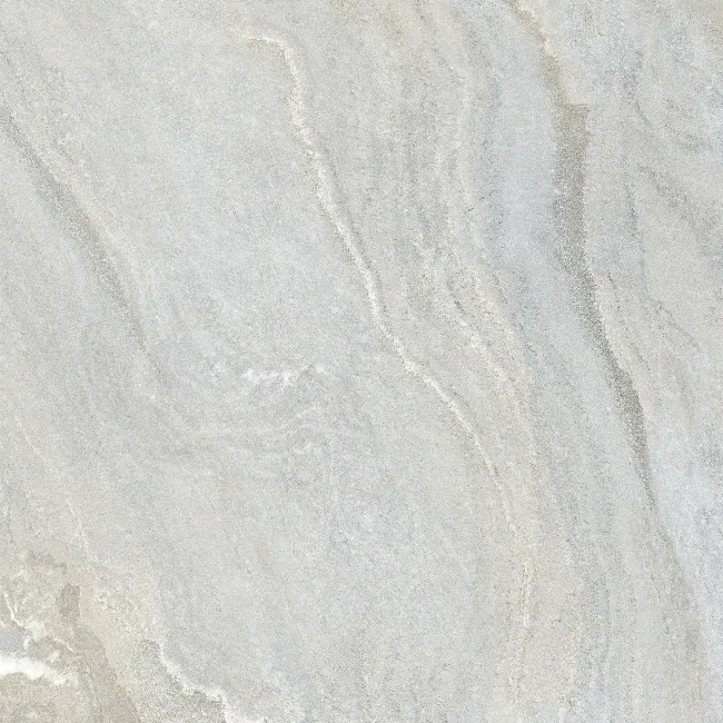 Devoke Light Grey Matt Stone Effect Wall and Floor Tiles 597x597