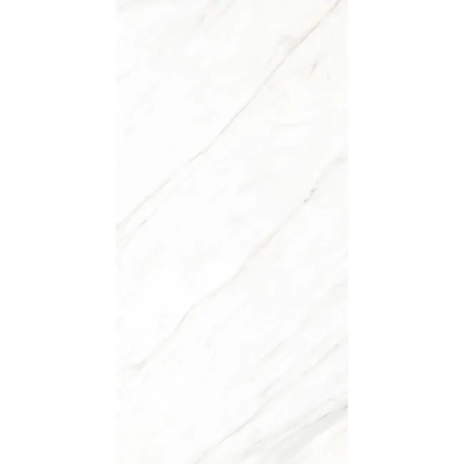 Lumina White Gloss Marble Effect Wall Tiles 600x300