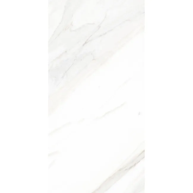 Lumina White Gloss Marble Effect Wall Tiles 600x300