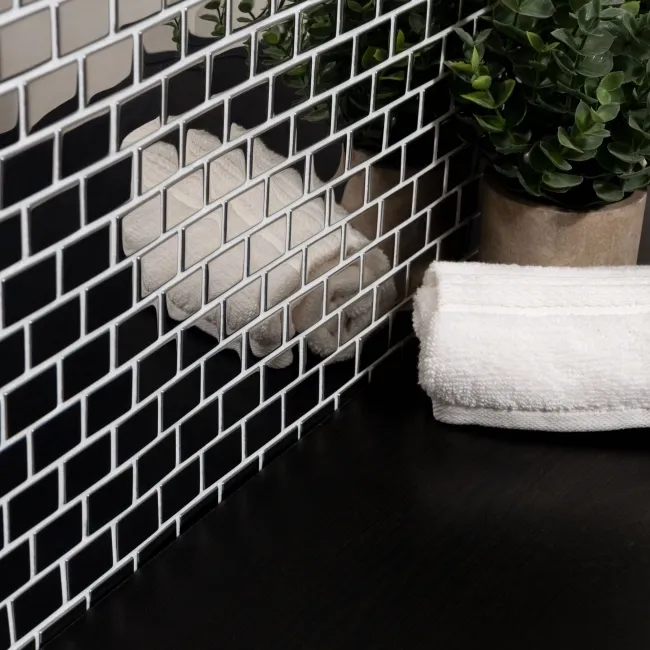 Jrangsu Polished Mosaic Oriental Stainless Steel Tiles Mosaic Tiles