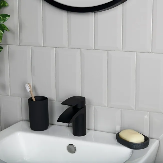 Jubilee Ceramic Grey Gloss Metro Wall Tiles