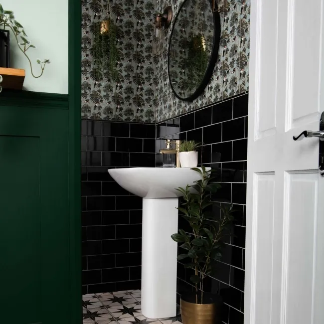 Jungle Decor Multicolour Gloss Patterned Wall Tile