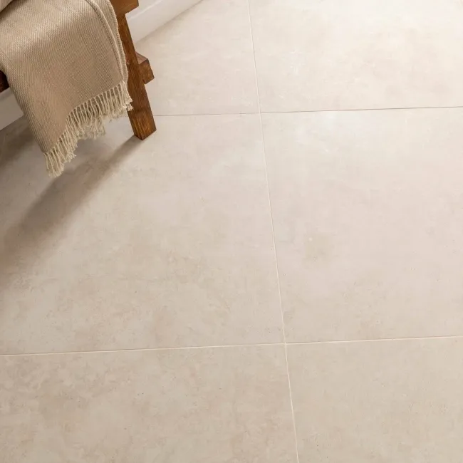 Vesta Cream Matt Travertine Effect Wall and Floor Tiles