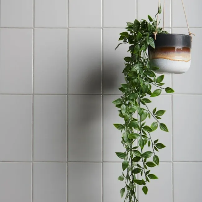 London Bridge Grey Gloss Flat Metro Wall Tiles